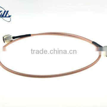 RF Cable Assembly N Male to N Male Right Angle Cable Using LMR400 Coax