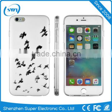 Alibaba China Anti-fade Soft TPU Phone Case Custom IMD Back Cover Case for iPhone 6/6s Plus/7