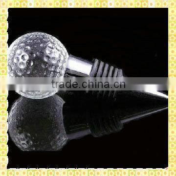 Exquisite Crystal Golf Wine Stopper For Golf Game Gifs