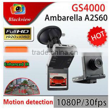 Newest Ambarella A2S60 Car DVR GS4000 1920*1080P Full HD GPS Car DVR with HDMI G-Sensor Motion Detection Car Camera Recorder