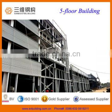 High Quality prefabricated Multi-storey steel structural Building