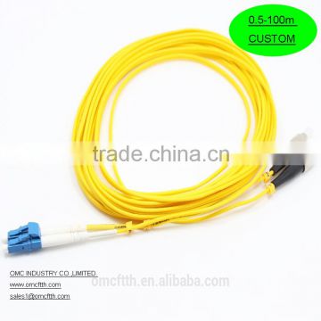 High quality China-made LC -FC SM Duplex Fiber optic patch cord
