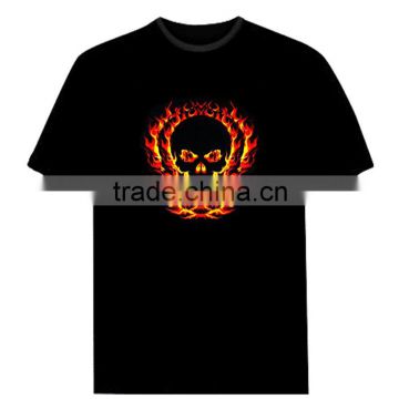 Newest Fashion EL led T-shirt for in T-shirt for Ladies,LT-53