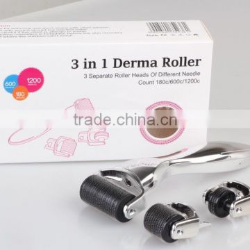 NL-301 Outstandong design 3 in 1 derma roller new and hot sale products skin tightening with three needle head