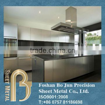 OEM professtional stainless steel kitchen cabinet design in China