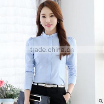 custom womens chantity nice design fashionable ladies formal tops and blouses models for summer
