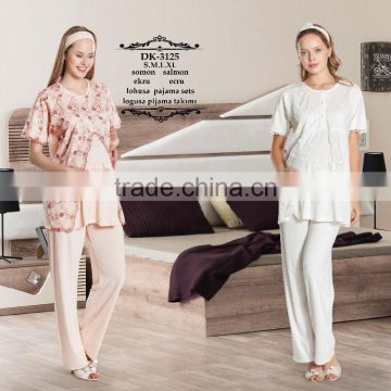 turkish products cotton maternity adult pyjamas