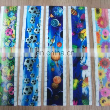high quality lenticular effect UV printed 30 cm ruler actual size