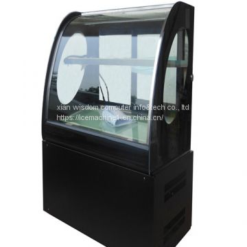 Hotel Guesthouse Fan Cooling 175kg Countertop Cake Display Cabinet