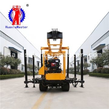 200m crawler hydraulic water well drilling rig machine for sale