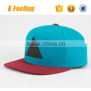Leather Patch Logo Snapback Cap And Hat, Leather Patch Logo Snapback