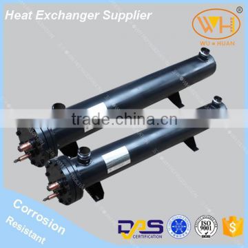 High Efficient 23kw shell pipe heat exchanger, heat exchanger of water chiller