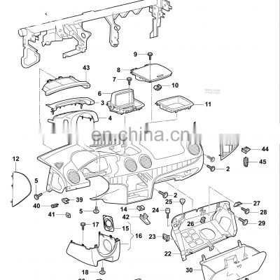 BBmart Auto Parts Intercooler seal (OE:1K0 121 345 Q) 1K0121345Q for Audi