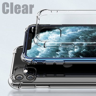 Transparent Shockproof TPU High Clear Mobile Cell Phone Covers Cases For Apple For iPhone 6 7 8 Plus X Xr 11 12 13 14 Pro Max