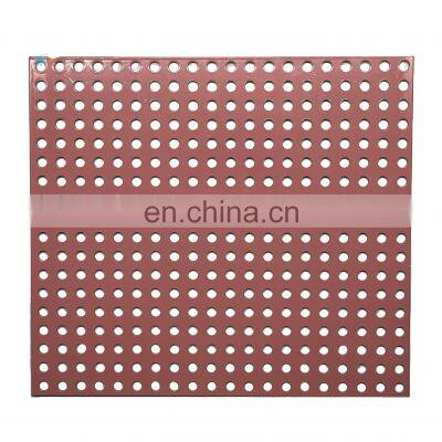 Factory supply high quality aluminum decorative sheet thickness perforated metal mesh panels