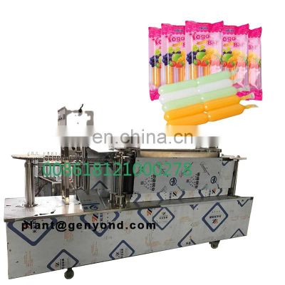 Factory Shanghai High speed plastic soft tubes ice lolly or ice pop or Popsicle yogurt filling and sealing packing machine