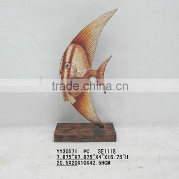 metal fish for table top decor