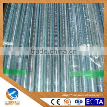 HEBEI AOJIA Galvanized DIN975 Threaded Rod M12*1000