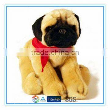 2014 cute Valentine stuffed dogs with scarf wholesale