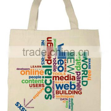 2016 Promotional fashionable Eco-Friendly wholesale Stock Canvas bag -Promotional/Shopping