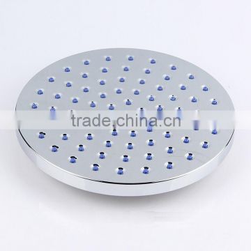 Plastic water saving round top shower head