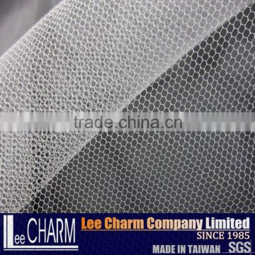 Taiwan 20D Hexagonal Netting Nylon Mesh Fabric for Clothing