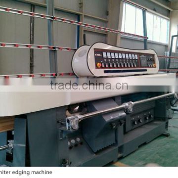 Modern design automatic glass straight- line miter edging machine from Chinese manufacturers