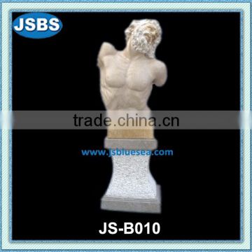 stone roman gladiator bust sculpture