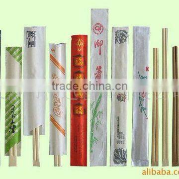 High-quality OPP plastic packing disposable bamboo chopstick