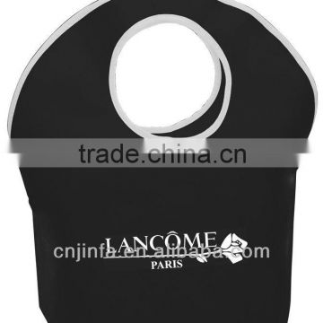 Black Color of Exhibition Tote Bags With Die Cut Handle