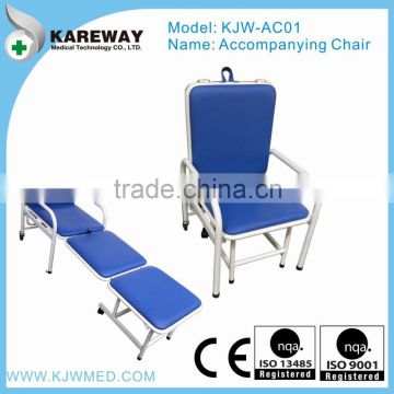 Comfortable Hospital folding foam bed sleeper chair