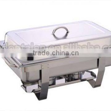 economy rectangular stainless steel buffet chafer/chafing dish