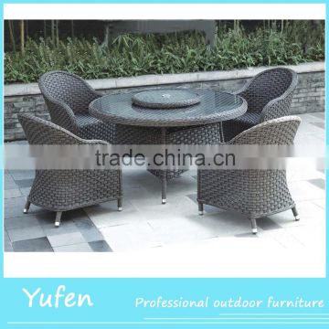 Modern rattan table set dining tables and chairs