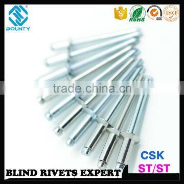 ISO 15980 STEEL BODY STEEL MANDREL COUNTERSUNK HEAD ST/ST RIVETS