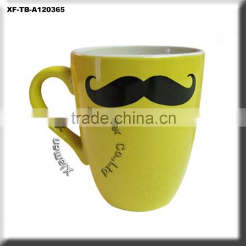 ceramic mustache mug