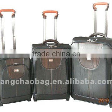 new style PU leather trolley case
