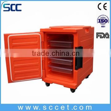 86liters Orange Insulated hot food holding container