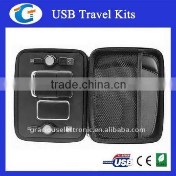 Leather USB Kit ( Leather Mouse, USB HUB, Mouse pad)