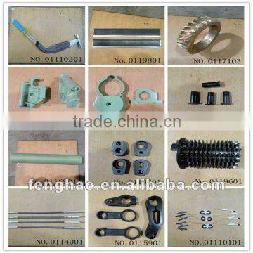 Muller parts--Rubber Straps,Steel Buckle-Front,Weaving Head,Gear cover,Sprocket