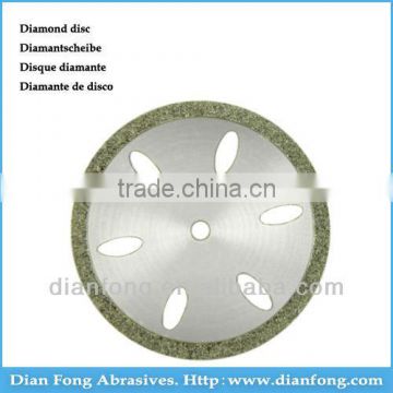 F22D20 22mm Flexible Miniature Perforated Dental Edge Coated Diamond Disc Diamond Cut Off Wheels