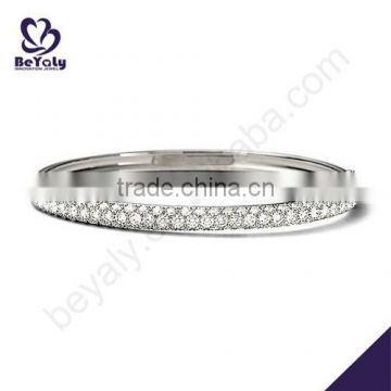 wholesale silver exquisite crystal bangle