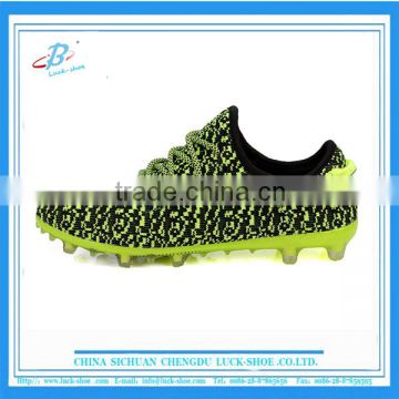 Breathable Flyknit upper soccer shoes,thin sole soccer shoes,Fashion soccer shoes for students