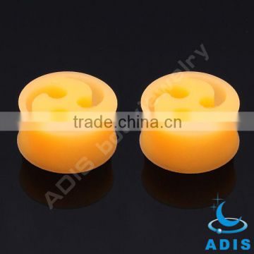 Unique double flare silicone ear tunnels manufacturer
