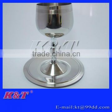 Elegant and graceful stainless steel goblet