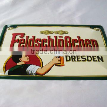 Promotional tin tablet for advertisment