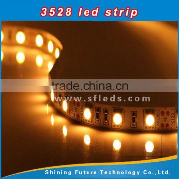 12V Waterproof 3528LED Strips light 60 led/m yellow LED Strips light 3528 led strips