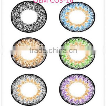 2015 Wholesale Korea color contact lens OEM CO3-16 colorful contact good quality