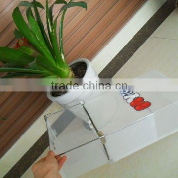 pp shoe box with drawer design/clear plastic drawer shoe box