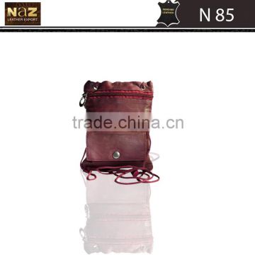Branded Leather Side Bag