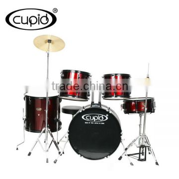 Cupid brand 5pcs black PVC drum set